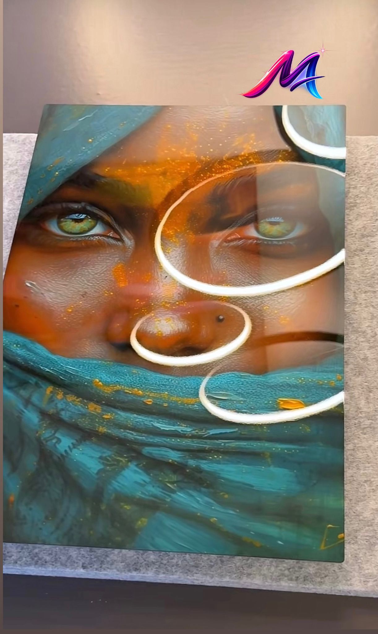 High-Gloss Custom Aluminum Photo Panels (20x30cm) – Mirror Finish, Magnetic Floating Mount - Image 4