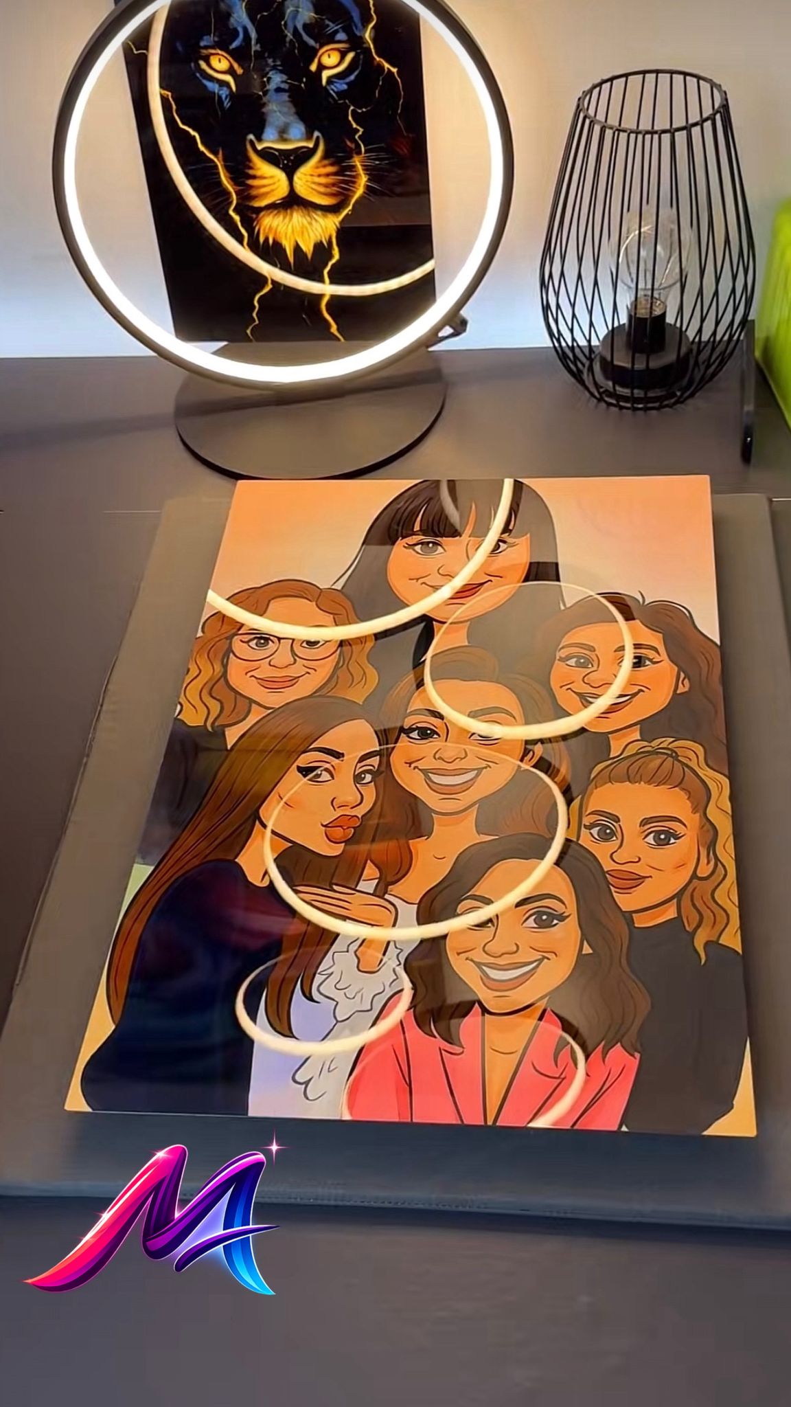 High-Gloss Custom Aluminum Photo Panels (20x30cm) – Mirror Finish, Magnetic Floating Mount - Image 3