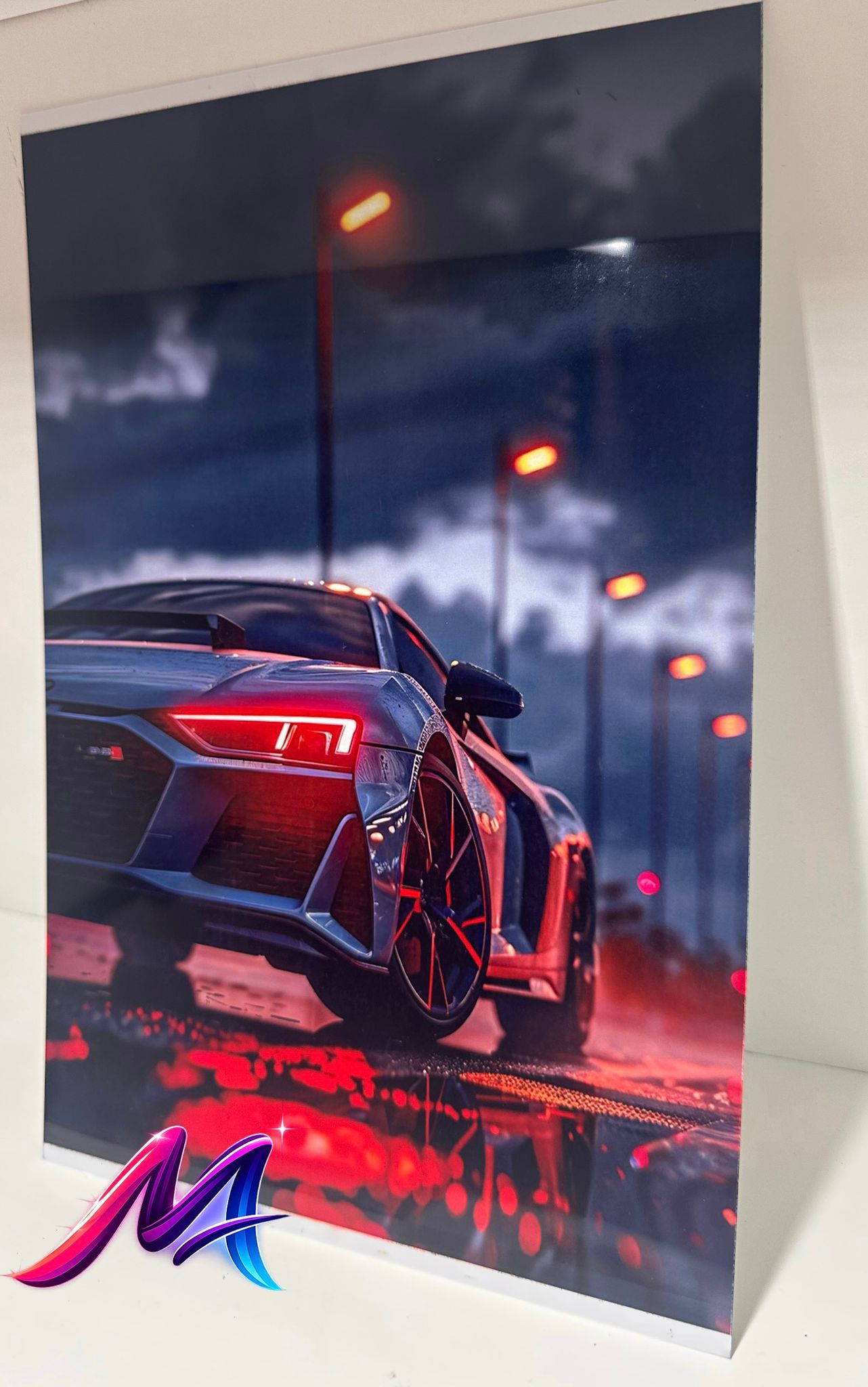 High-Gloss Custom Aluminum Photo Panels (20x30cm) – Mirror Finish, Magnetic Floating Mount - Image 2